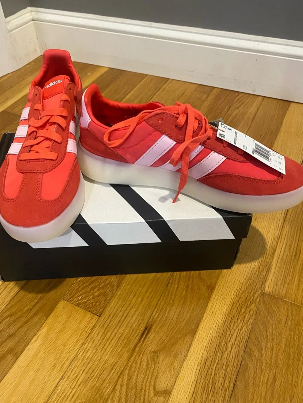 adidas red and pink barreda decode